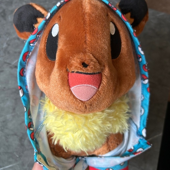 Build-A-Bear Pokémon Cute Plush Toy with Blue Hoodie - Picture 13 of 15